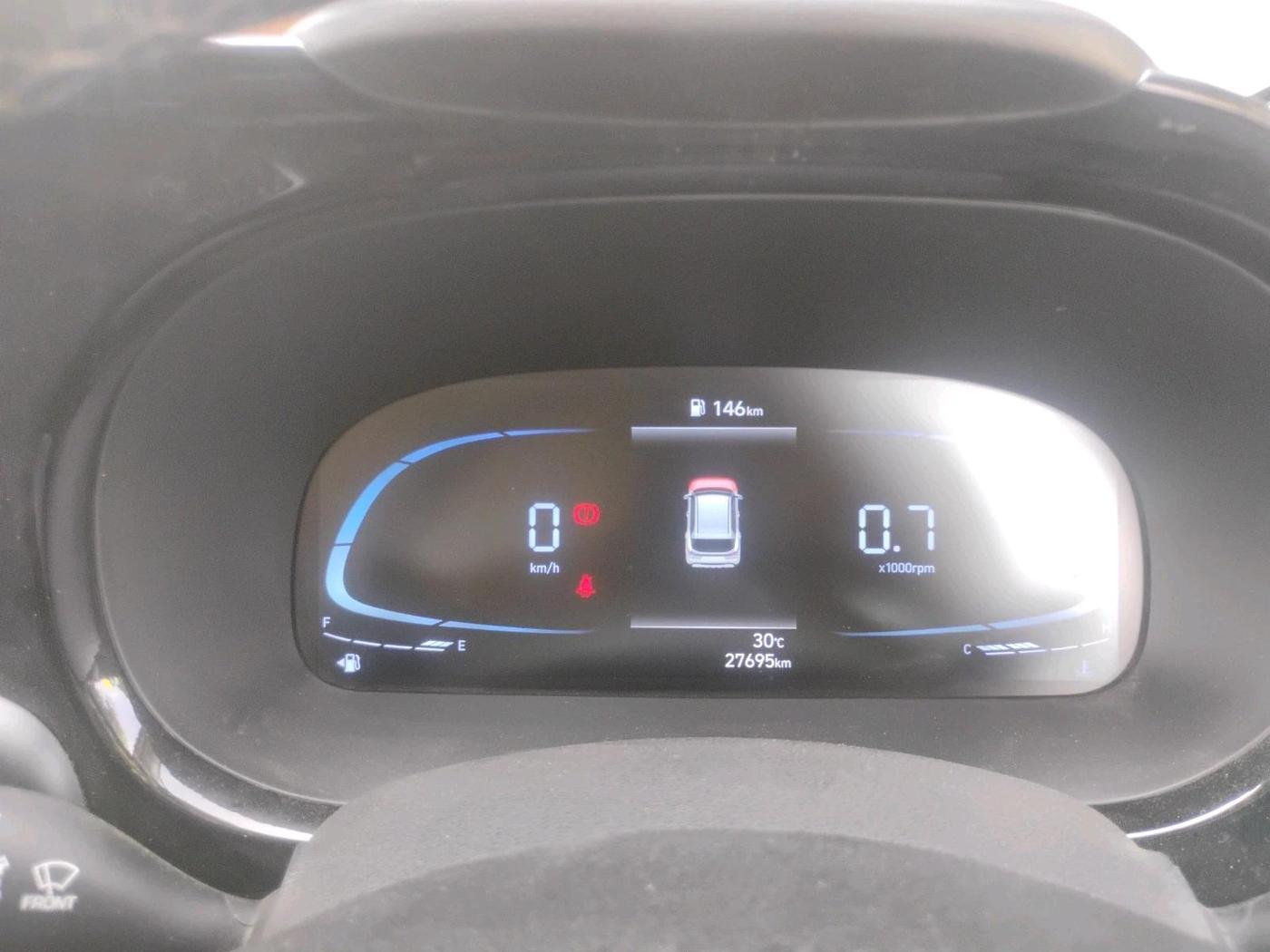 2023 Hyundai EXTER SX (O) CONNECT 1.2 MT DUAL TONE, Petrol, Manual, 27,695 km, interior