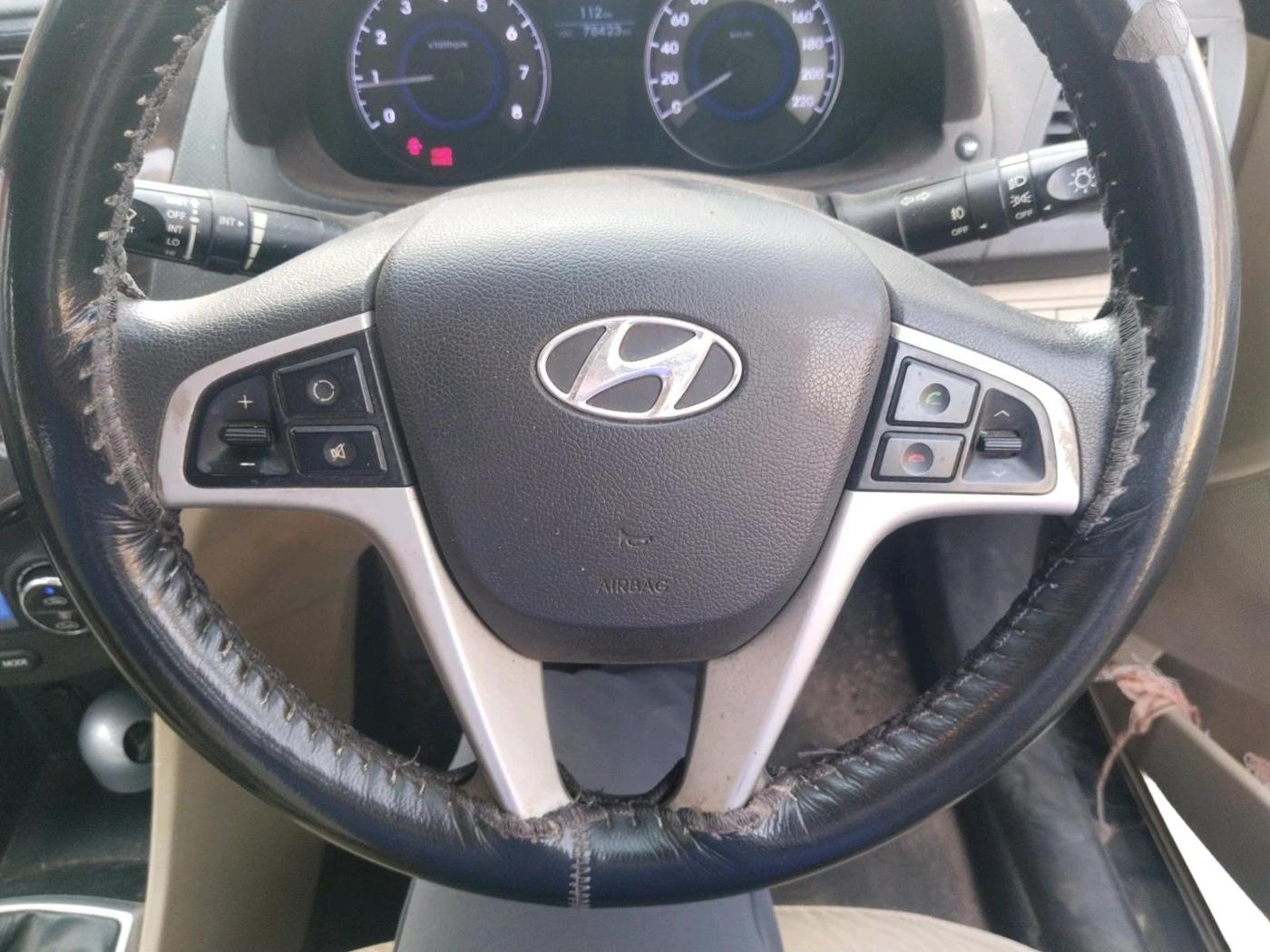2012 Hyundai Verna FLUIDIC 1.6 VTVT SX, Petrol, Manual, 78,423 km, interior