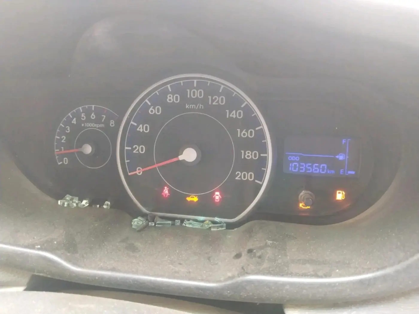 2011 Hyundai i10 SPORTZ 1.2, Petrol, Manual, 1,03,560 km, interior
