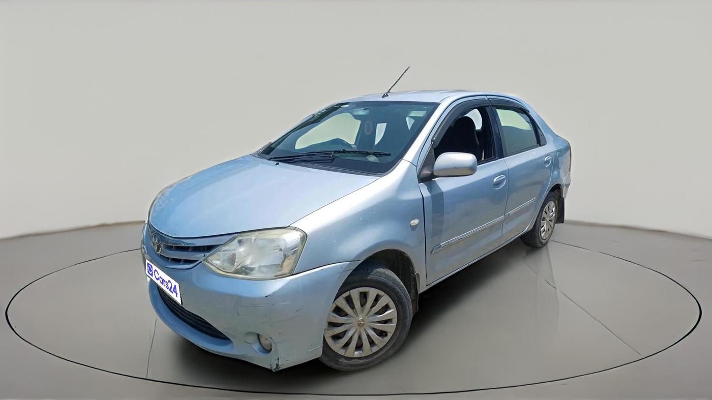 2011 Toyota Etios G, CNG, Manual, 2,70,772 km, exterior