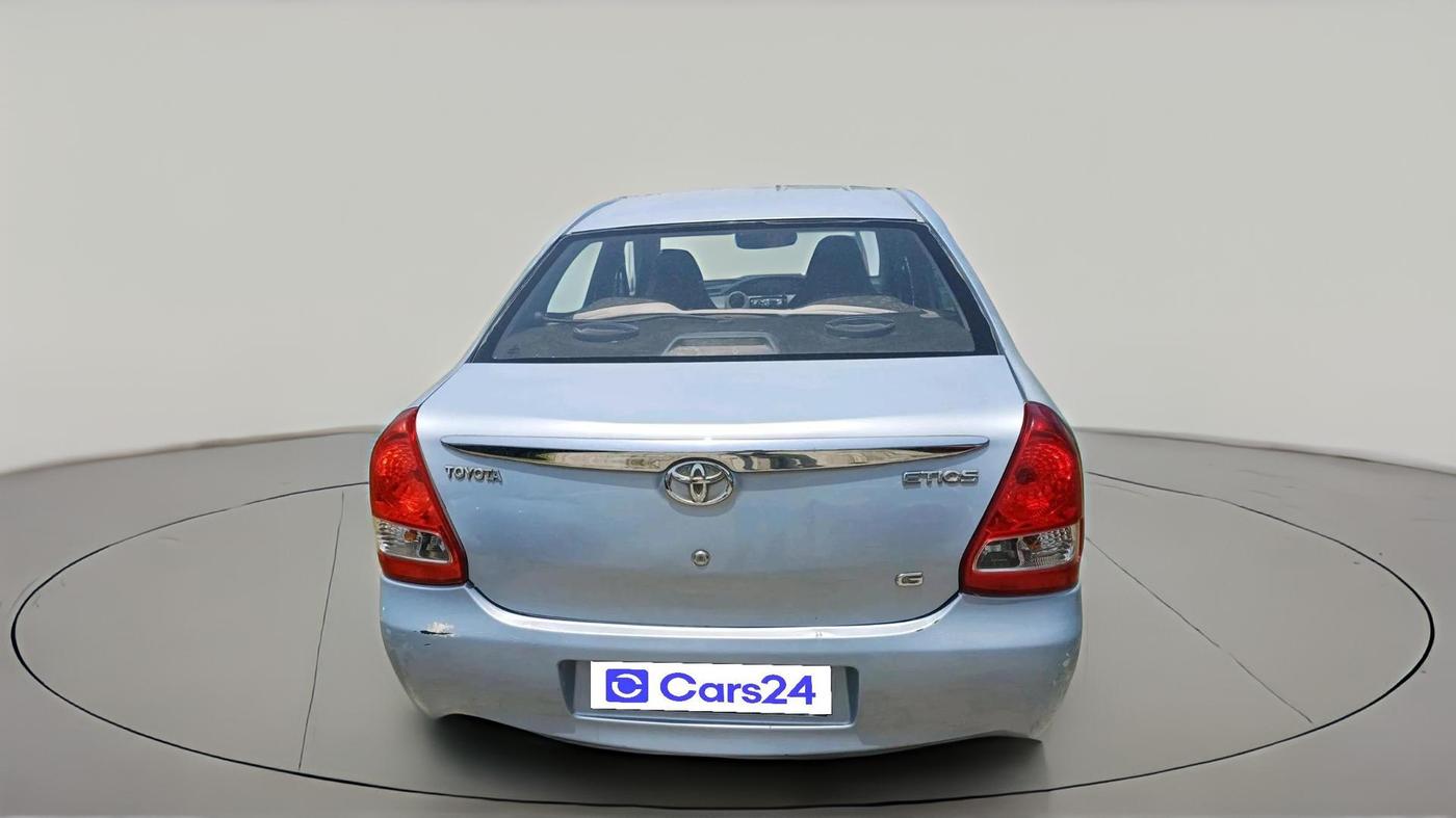 2011 Toyota Etios G, CNG, Manual, 2,70,772 km, exterior