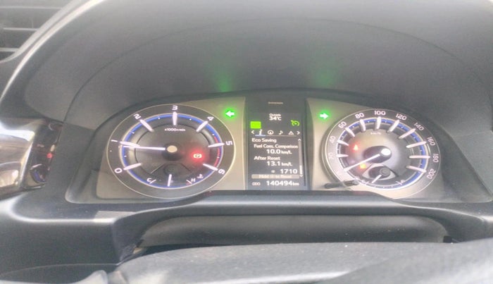 2019 Toyota Innova Crysta 2.4 VX 8 STR, Diesel, Manual, 1,40,494 km, interior