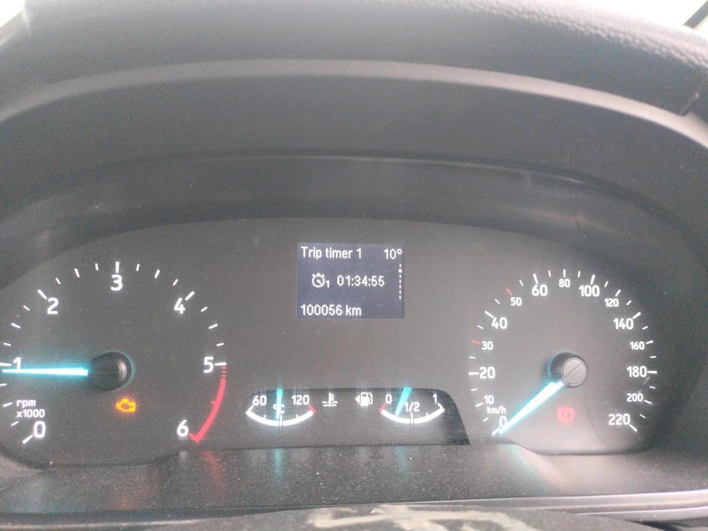 2019 Ford Ecosport AMBIENTE 1.5L DIESEL, Diesel, Manual, 1,00,056 km, interior