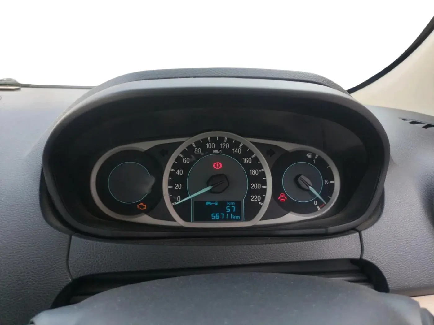 2016 Ford Figo Aspire AMBIENTE 1.2 PETROL, Petrol, Manual, 56,711 km, interior