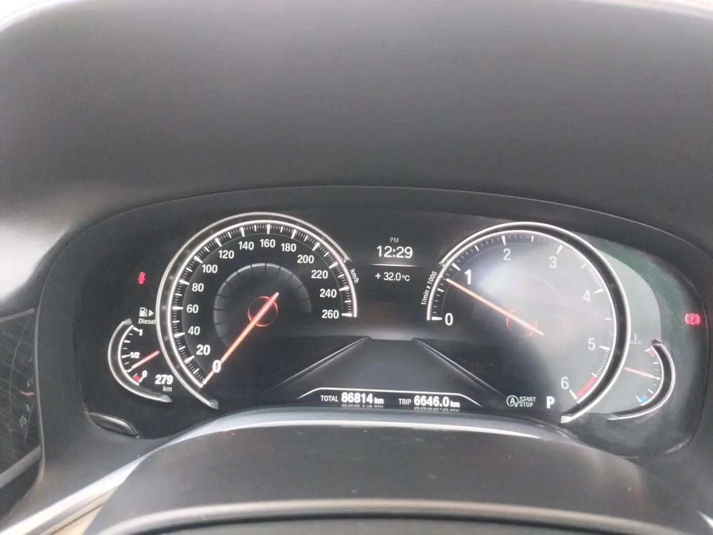 2016 BMW 7 Series 730L D, Diesel, Automatic, 86,814 km, interior