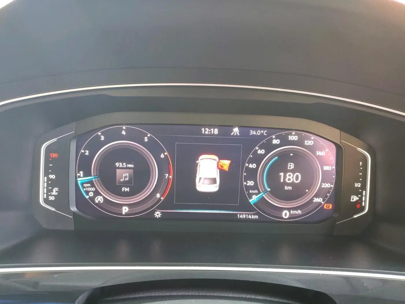 2022 Volkswagen TIGUAN ELEGANCE 2.0 TSI DSG, Petrol, Automatic, 14,914 km, interior