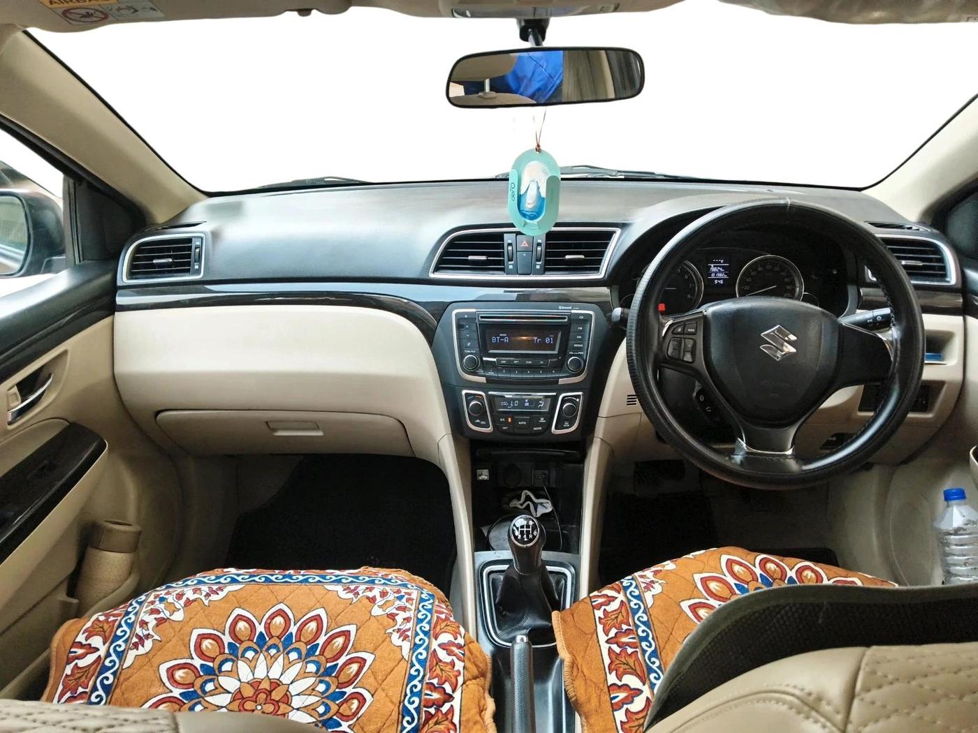 2018 Maruti Ciaz DELTA 1.4 MT PETROL, Petrol, Manual, 1,01,982 km, interior