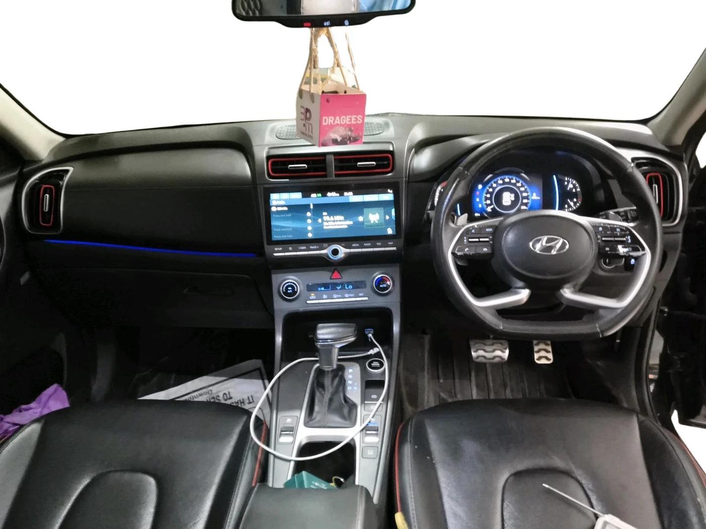 2021 Hyundai Creta SX (O) 1.4 TURBO DCT, Petrol, Automatic, 1,02,347 km, interior
