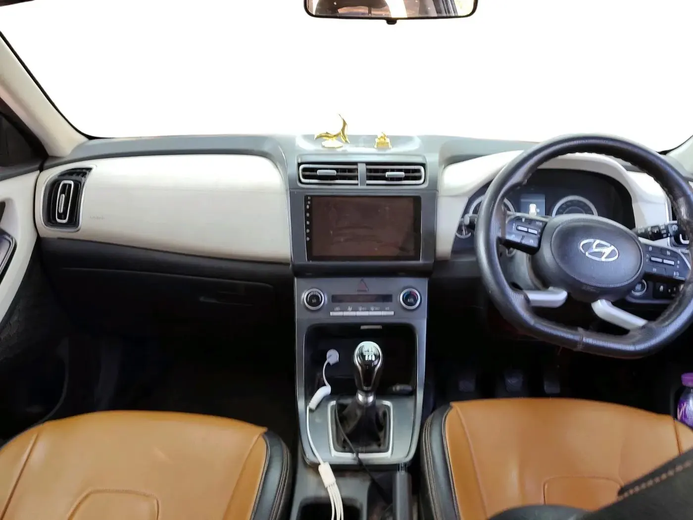 2021 Hyundai Creta SX EXECUTIVE 1.5 PETROL, Petrol, Manual, 1,57,279 km, interior
