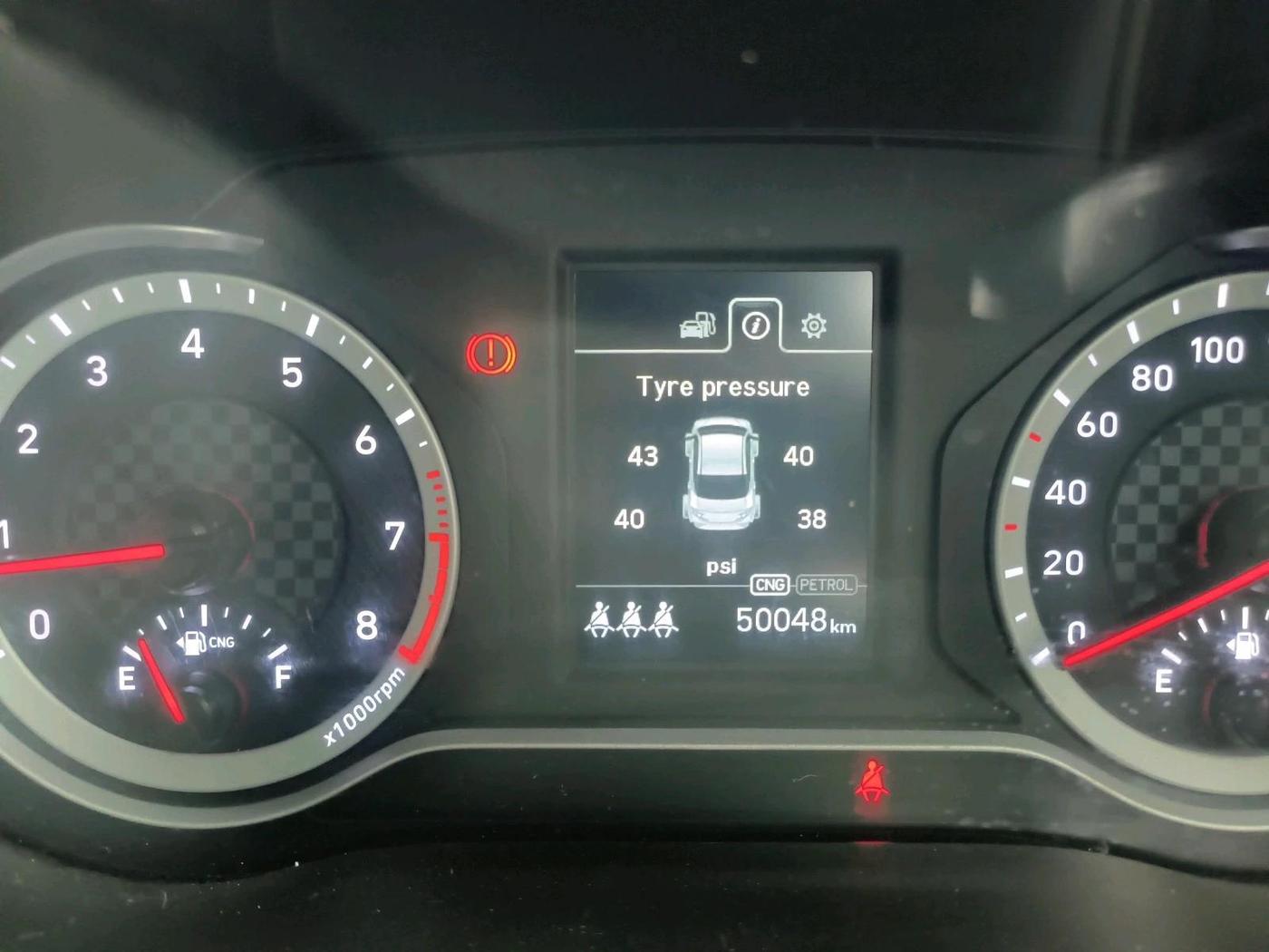 2023 Hyundai AURA SX 1.2 CNG, CNG, Manual, 50,048 km, interior