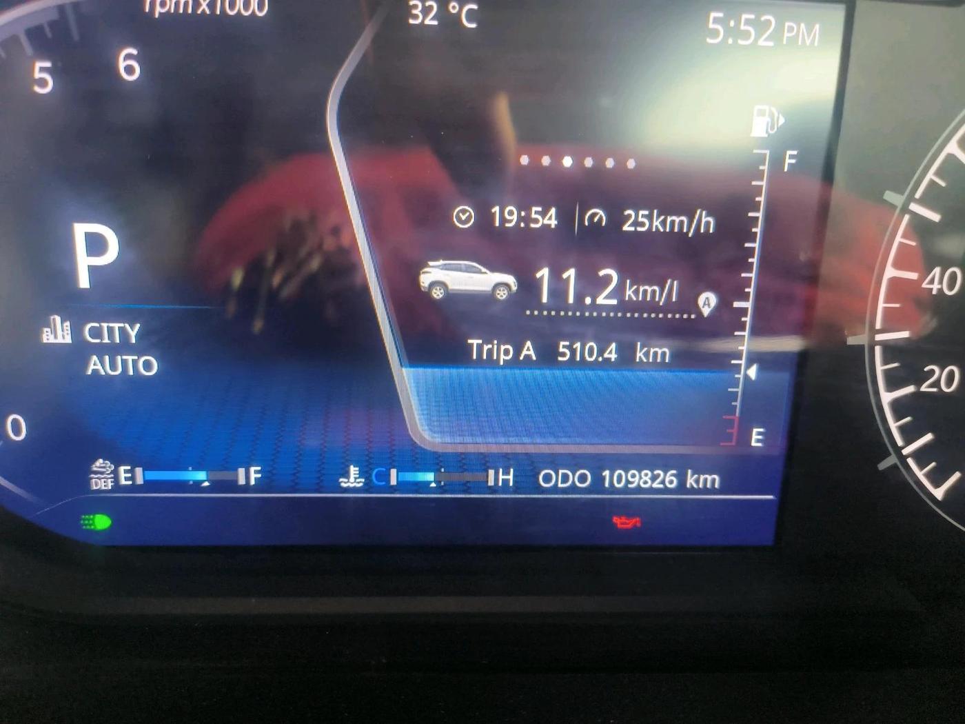 2021 Tata Harrier XZA PLUS 2.0L DARK EDITION, Diesel, Automatic, 1,09,826 km, interior