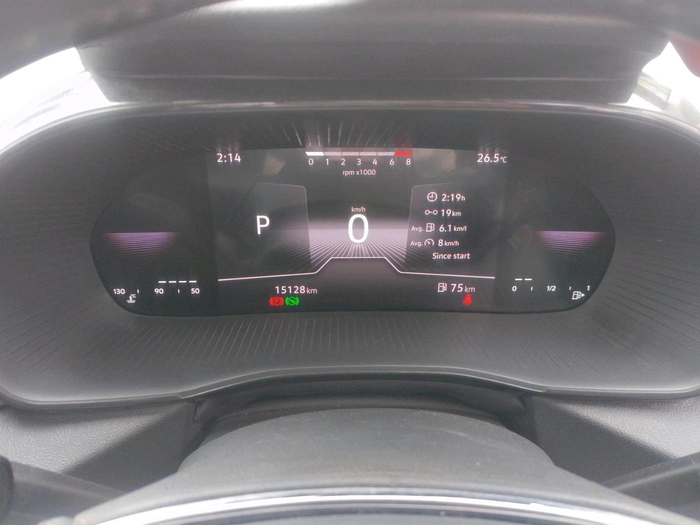 2025 Skoda Kylaq Signature Plus AT, Petrol, Automatic, 15,128 km, interior