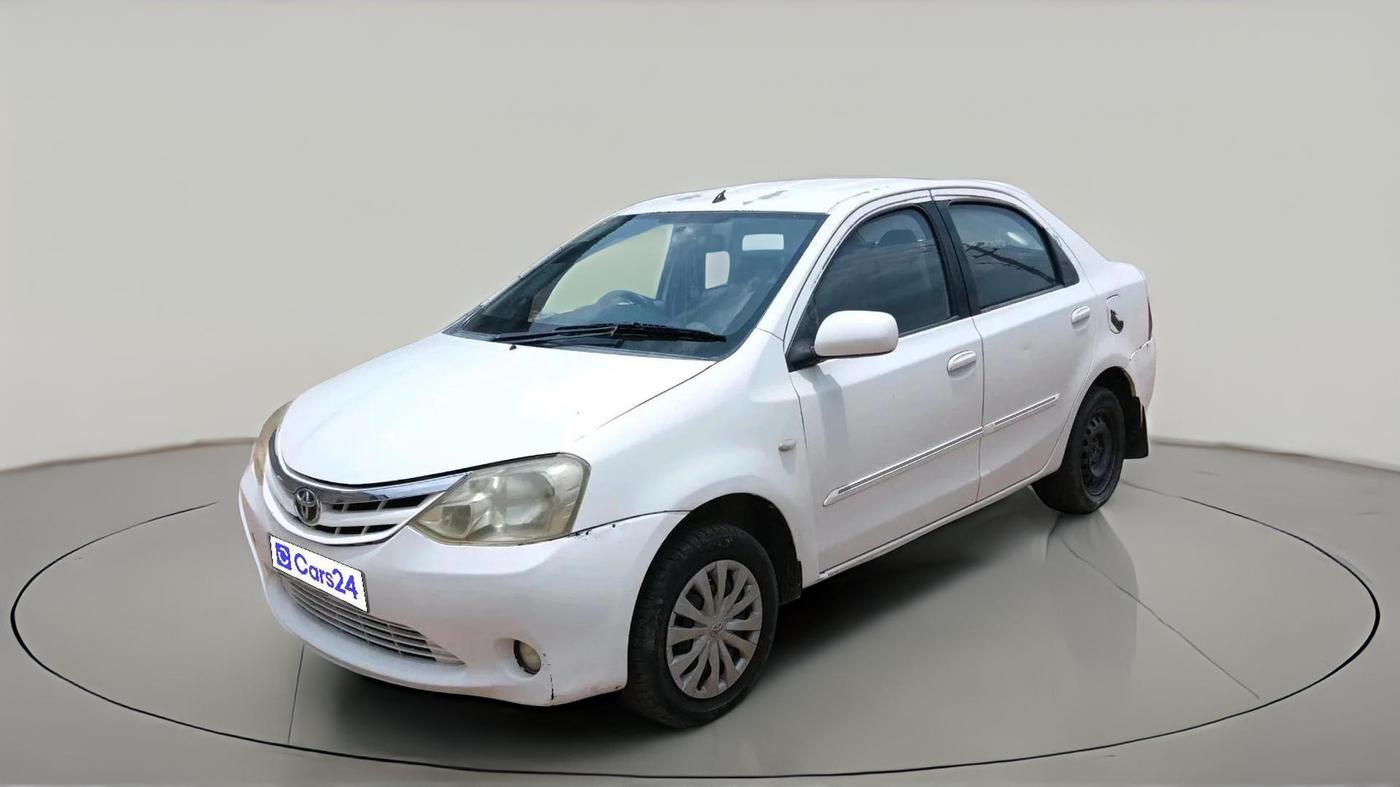 2011 Toyota Etios G, CNG, Manual, 1,50,298 km, exterior