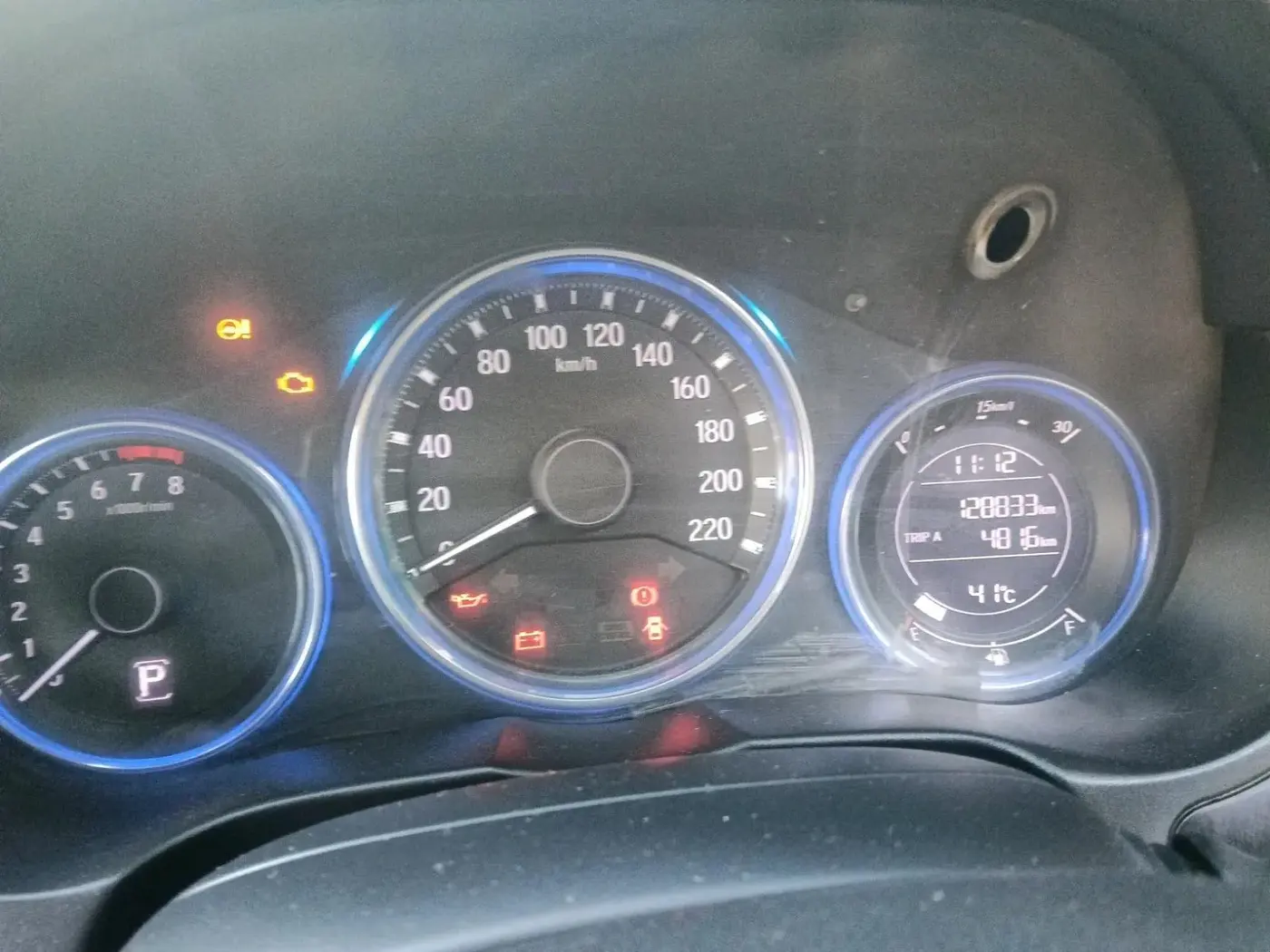 2015 Honda City 1.5L I-VTEC SV CVT, CNG, Automatic, 1,28,833 km, interior