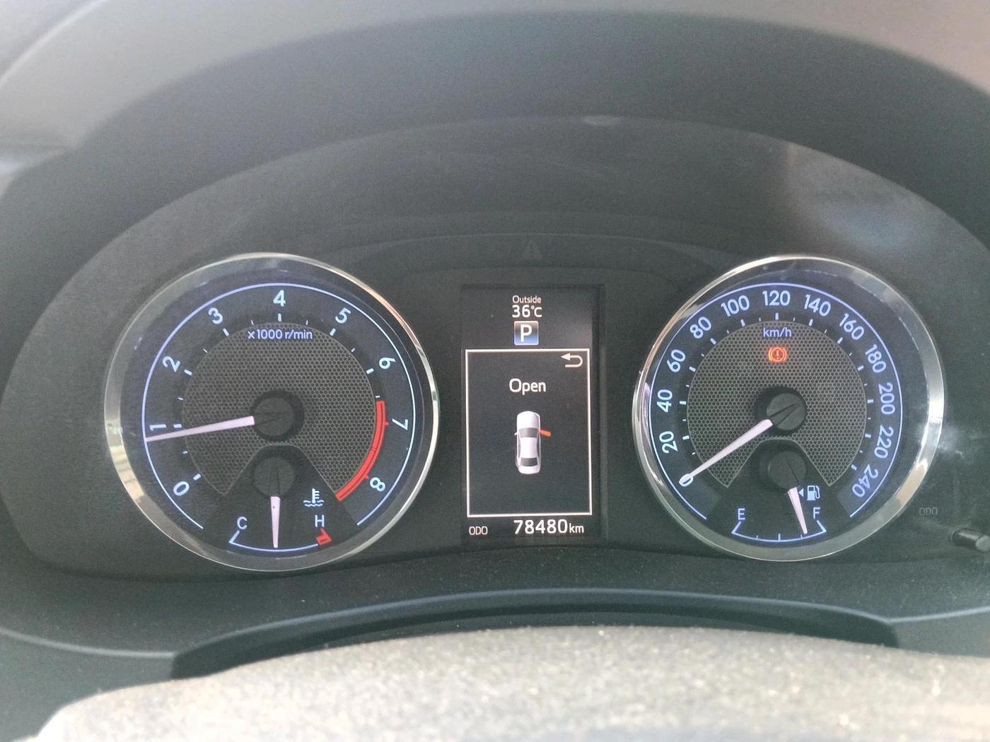 2017 Toyota Corolla Altis VL CVT PETROL, Petrol, Automatic, 78,480 km, interior