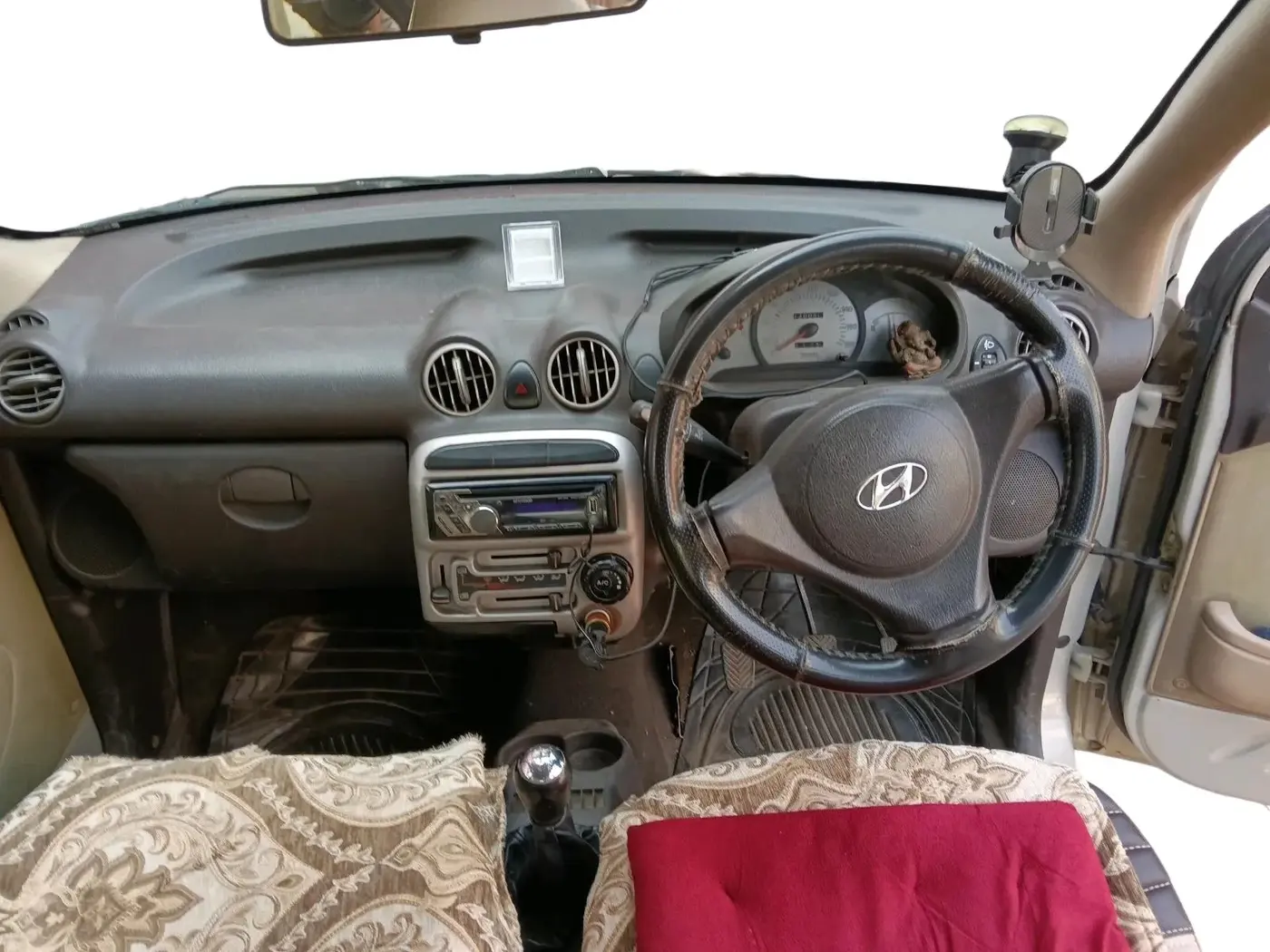 2012 Hyundai Santro Xing GL PLUS, CNG, Manual, 1,41,000 km, interior