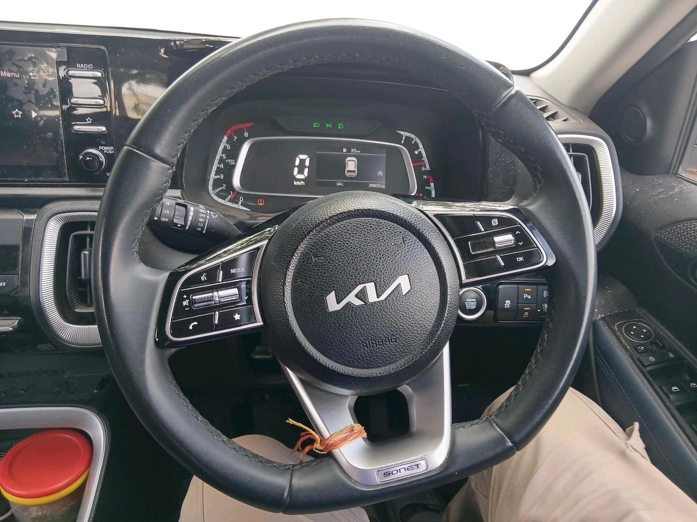 2025 KIA SONET HTK Plus (O) 1.2 Petrol MT, Petrol, Manual, 28,803 km, interior