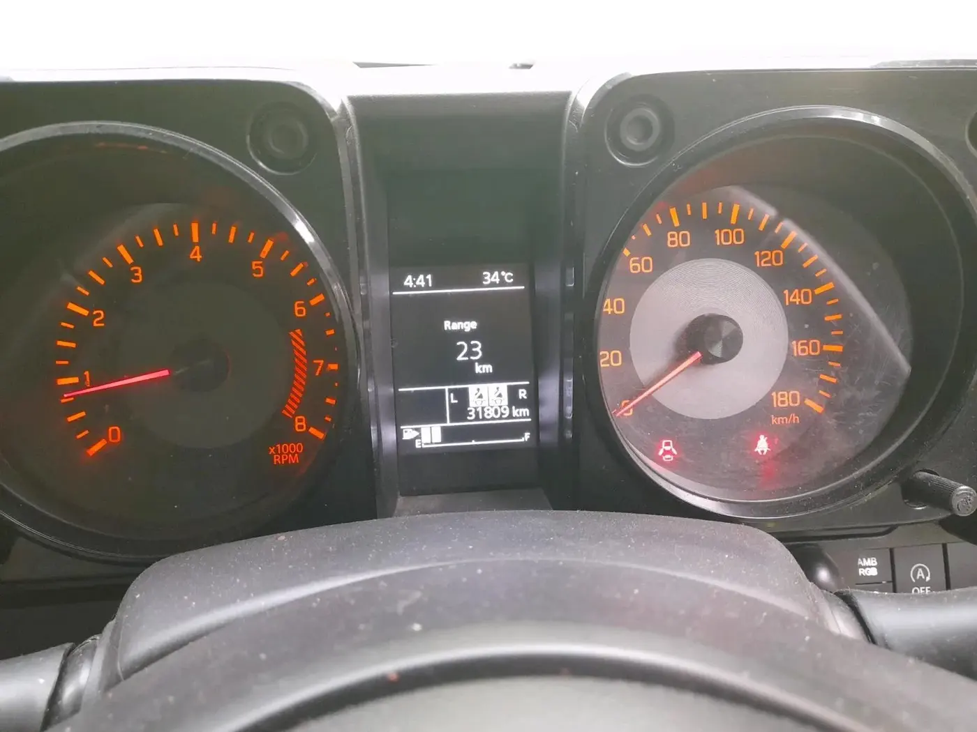 2024 Maruti JIMNY ALPHA ALL GRIP PRO MT, Petrol, Manual, 31,809 km, interior