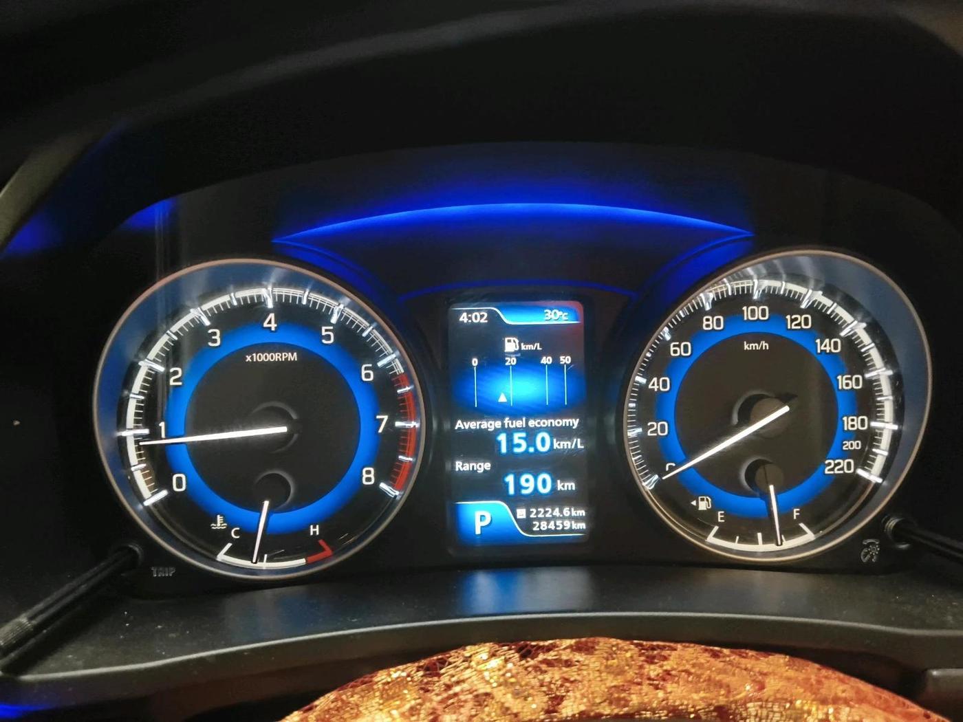 2021 Toyota Glanza V CVT, Petrol, Automatic, 28,459 km, interior