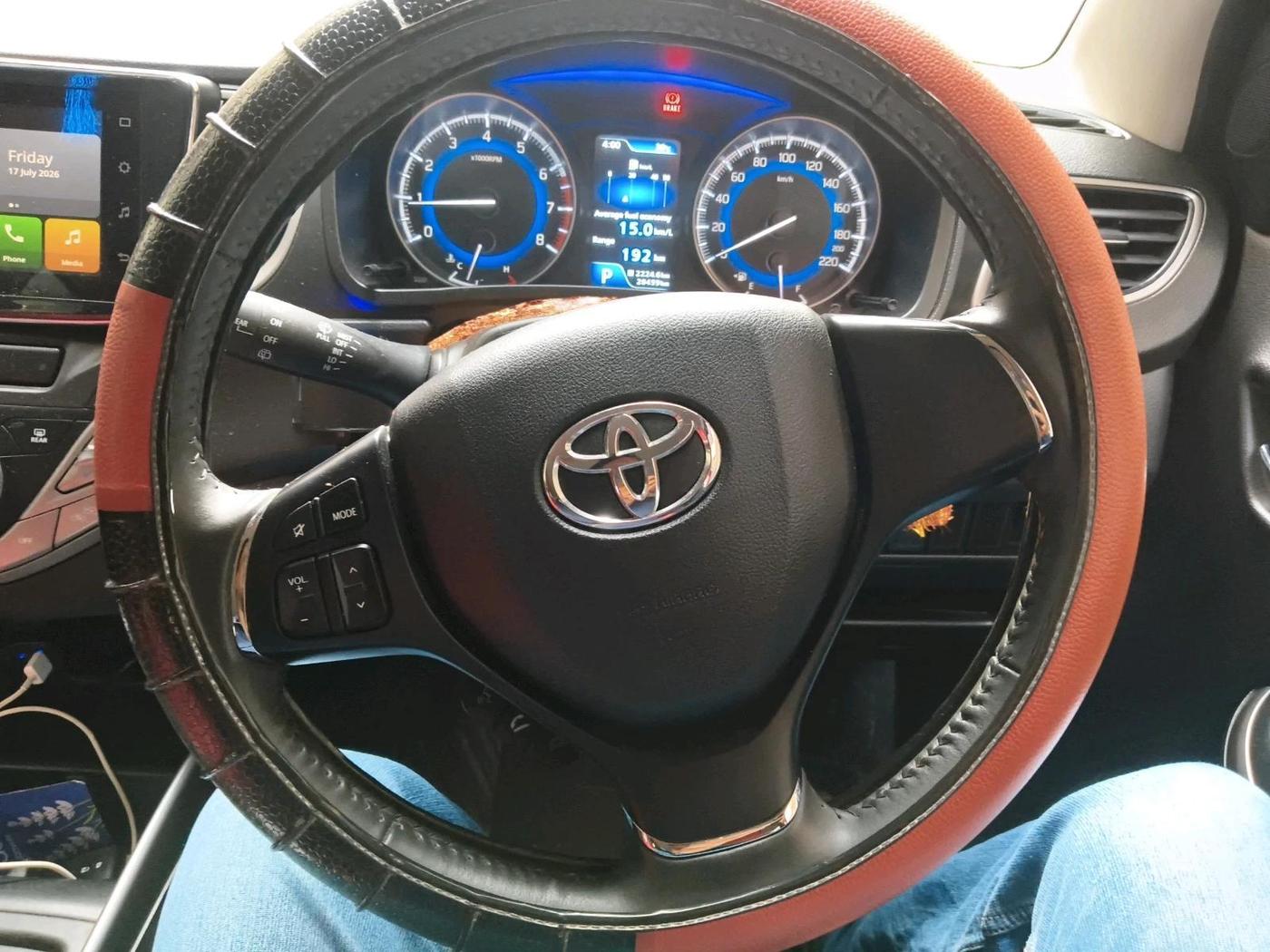 2021 Toyota Glanza V CVT, Petrol, Automatic, 28,459 km, interior
