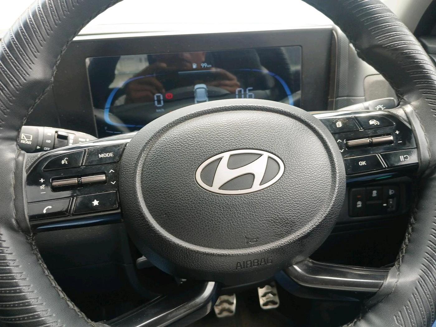 2024 Hyundai Creta S (O) 1.5 Petrol Knight Edition, Petrol, Manual, 27,858 km, interior