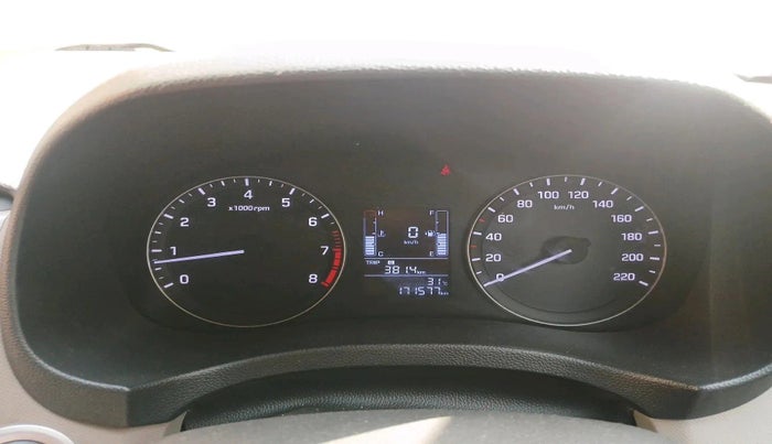 2017 Hyundai Creta SX PLUS 1.6 PETROL, Petrol, Manual, 1,71,577 km, interior