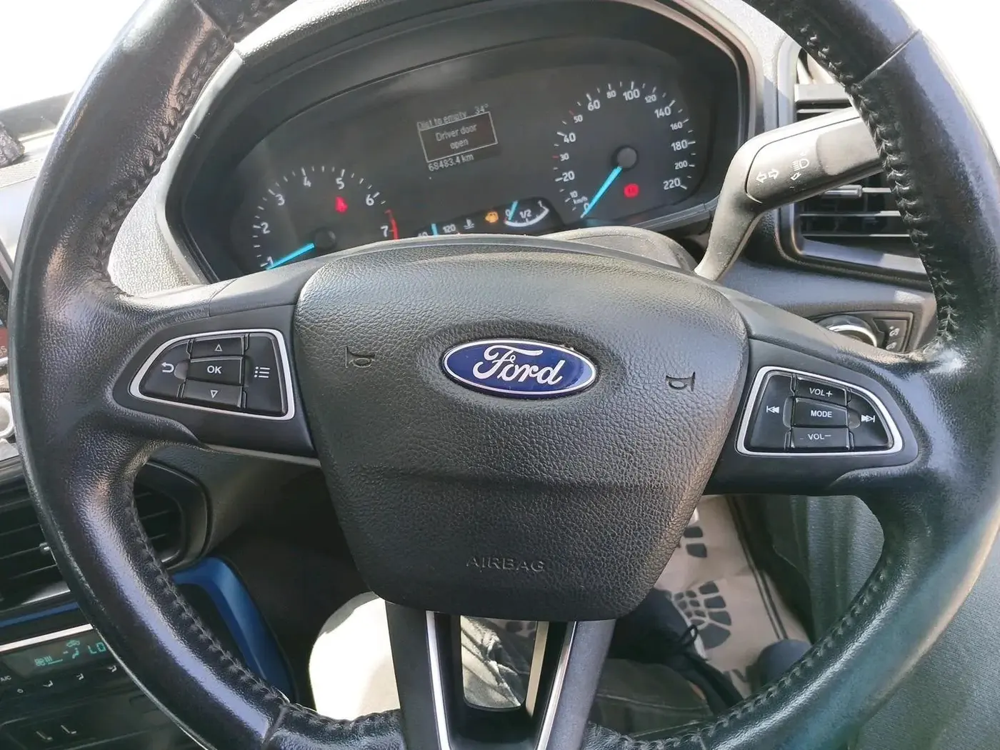 2019 Ford Ecosport TITANIUM + 1.5L PETROL, Petrol, Manual, 68,483 km, interior