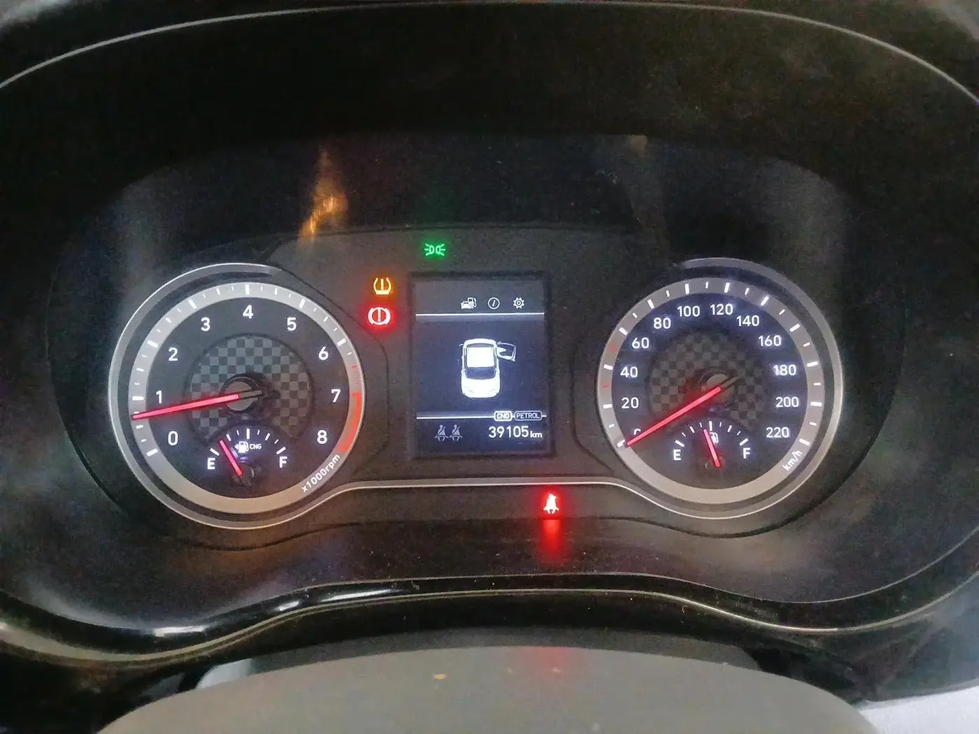 2023 Hyundai AURA SX 1.2 CNG, CNG, Manual, 39,105 km, interior