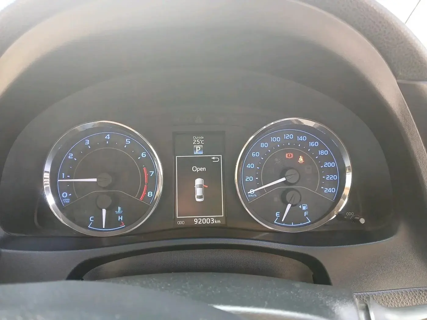2017 Toyota Corolla Altis VL CVT PETROL, CNG, Automatic, 92,003 km, interior