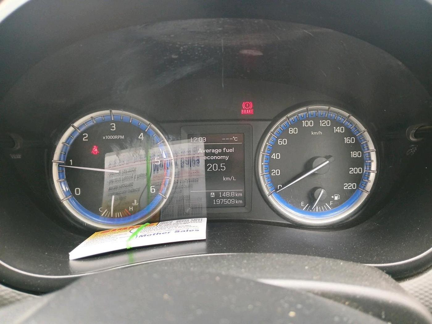 2016 Maruti S Cross ZETA 1.3, Diesel, Manual, 1,97,509 km, interior