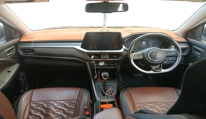 2024 Maruti BREZZA ZXI + AT SMART HYBRID, Petrol, Automatic, 24,672 km, interior