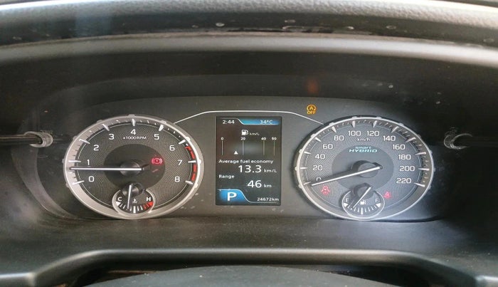 2024 Maruti BREZZA ZXI + AT SMART HYBRID, Petrol, Automatic, 24,672 km, interior