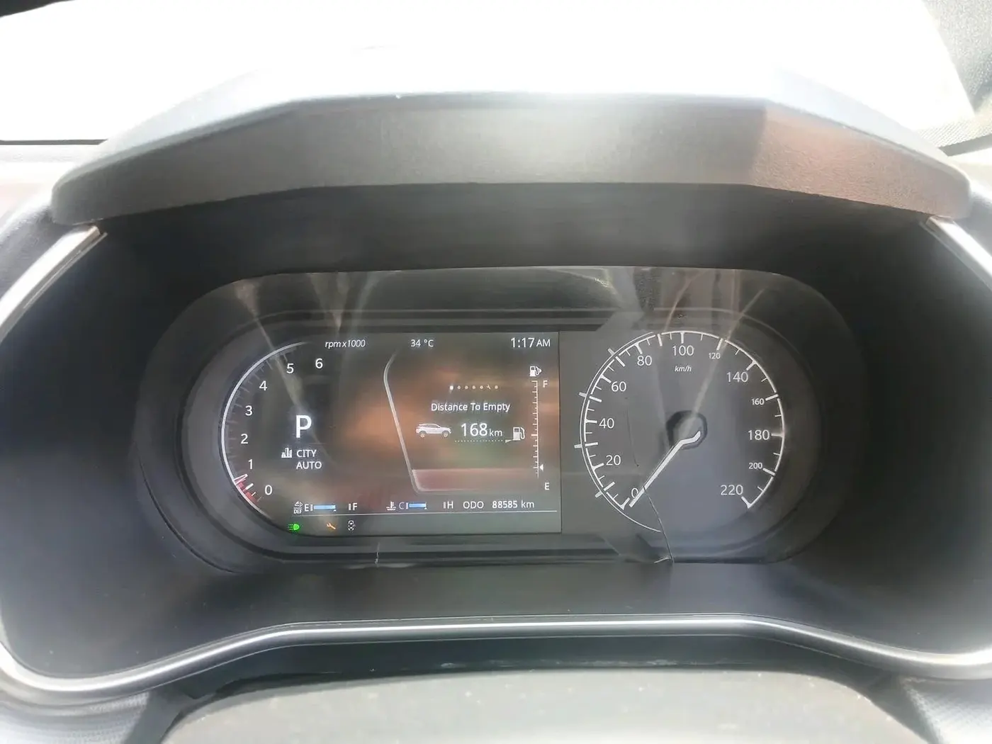 2020 Tata Harrier XZA PLUS 2.0L DARK EDITION, Diesel, Automatic, 88,585 km, interior