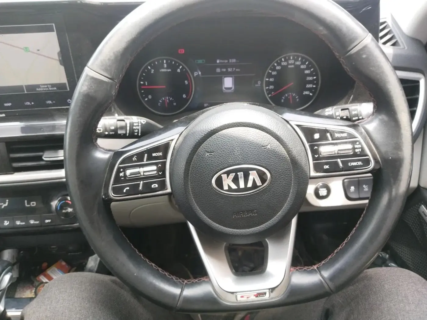 2020 KIA SELTOS GTX PLUS AT 1.5 DIESEL, Diesel, Automatic, 1,44,434 km, interior