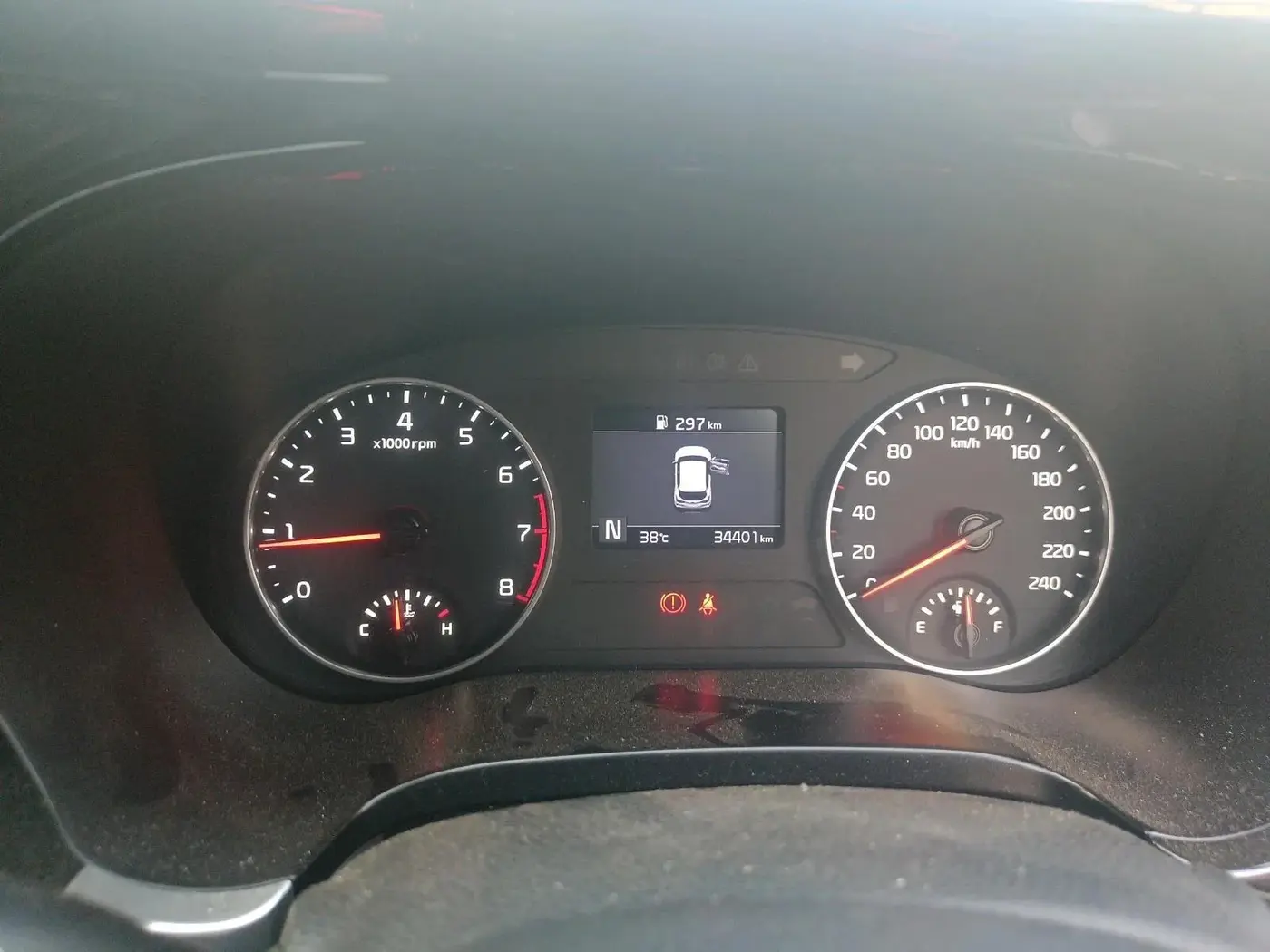 2021 KIA SELTOS HTK PLUS 1.5 IMT, Petrol, Manual, 34,401 km, interior
