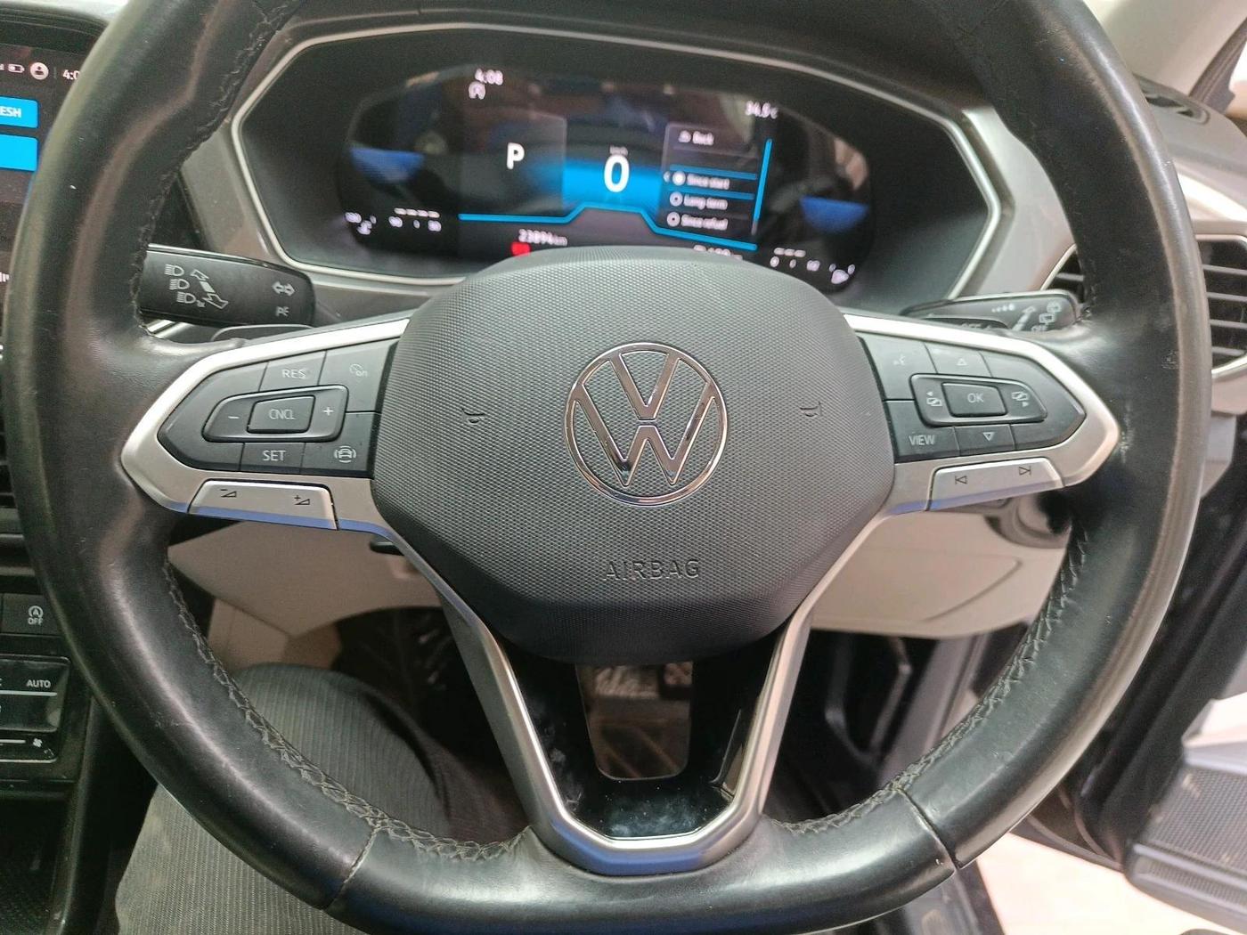 2024 Volkswagen TAIGUN TOPLINE 1.0 TSI AT, Petrol, Automatic, 23,894 km, interior