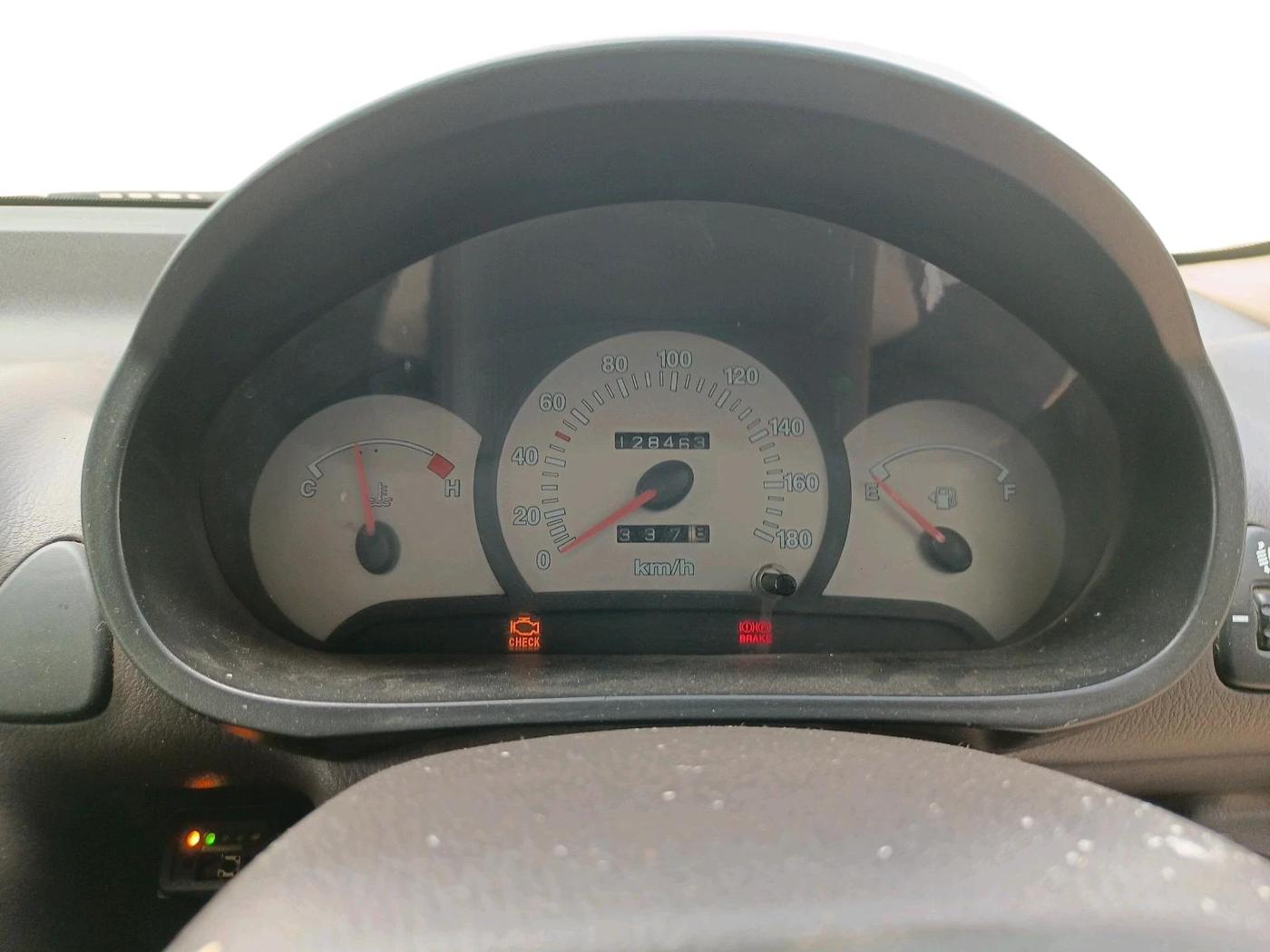 2012 Hyundai Santro Xing GL PLUS, CNG, Manual, 1,28,463 km, interior