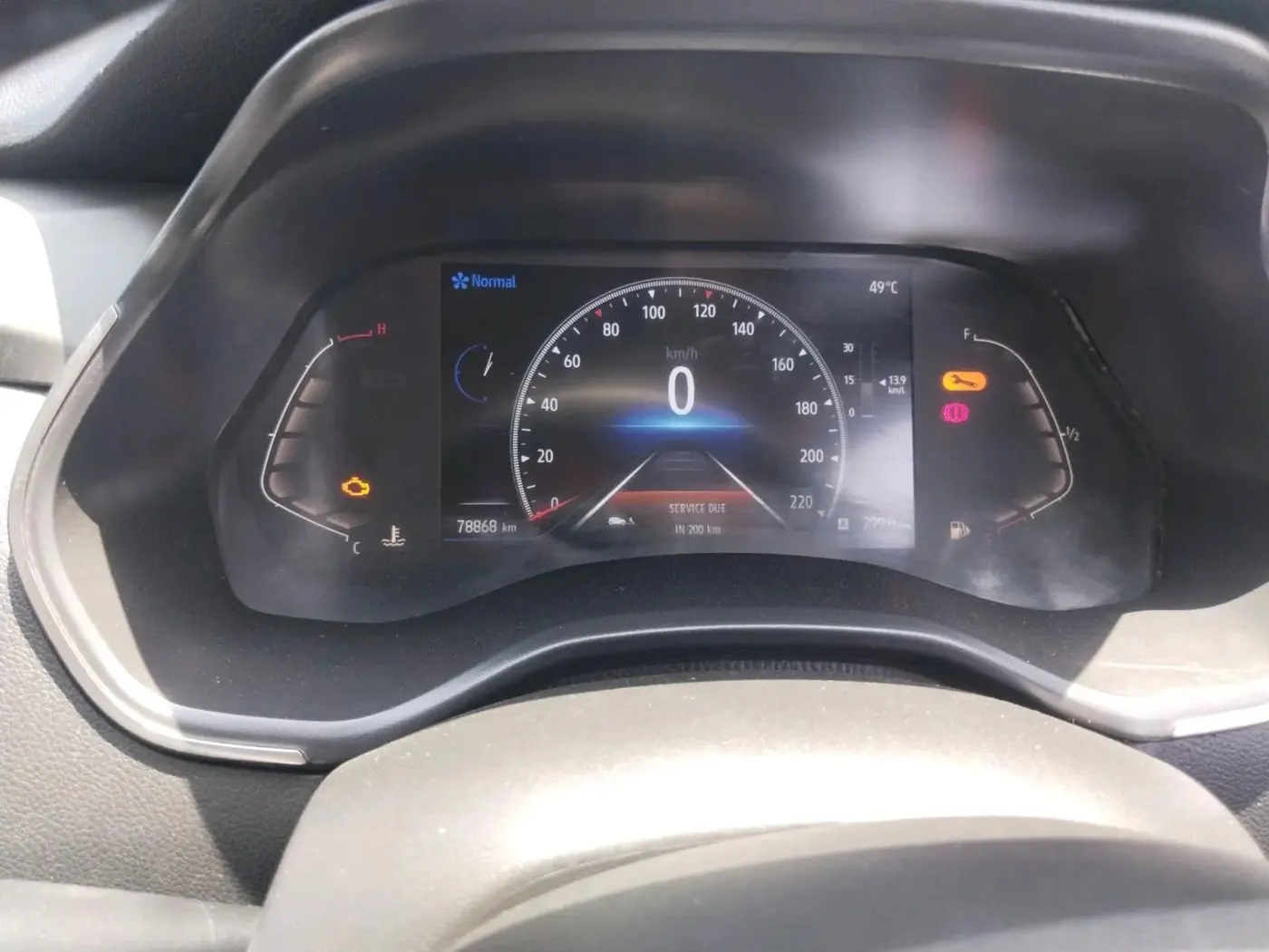 2021 Renault Kiger RXZ TURBO MT, Petrol, Manual, 78,868 km, interior