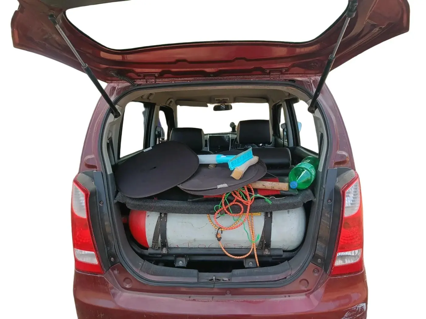 2010 Maruti Wagon R 1.0 LXI CNG, CNG, Manual, 1,68,505 km, exterior