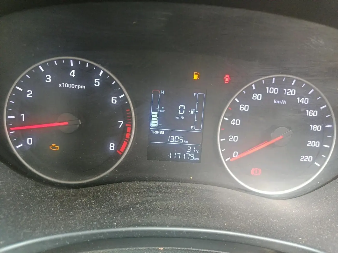 2019 Hyundai Elite i20 MAGNA PLUS 1.2, CNG, Manual, 1,17,179 km, interior