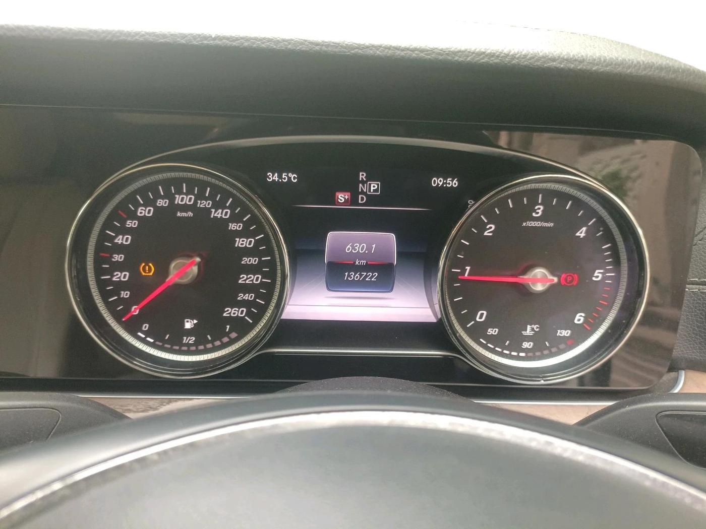 2018 Mercedes Benz E Class E 220 D, Diesel, Automatic, 1,36,722 km, interior
