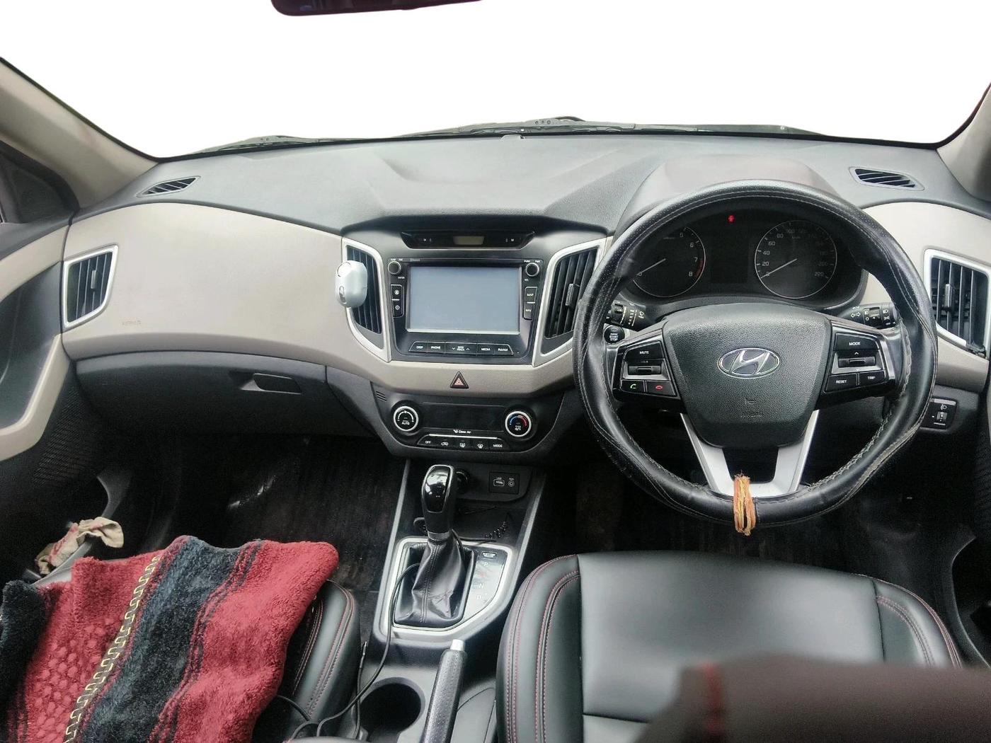 2017 Hyundai Creta SX PLUS AT 1.6 PETROL, Petrol, Automatic, 79,178 km, interior