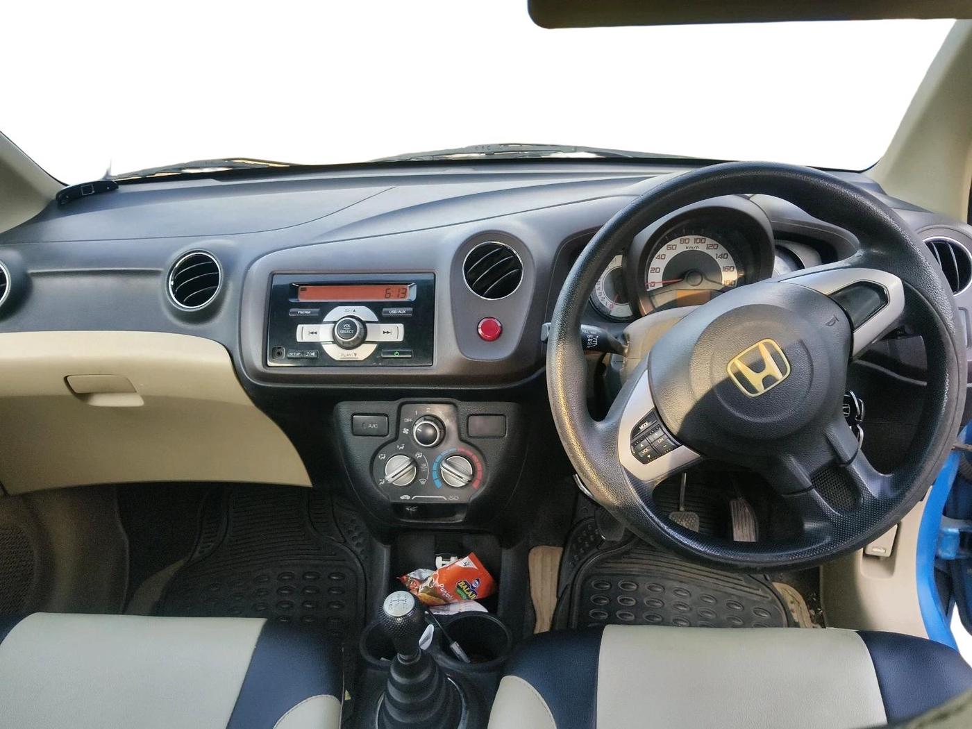 2012 Honda Brio S MT, Petrol, Manual, 91,712 km, interior