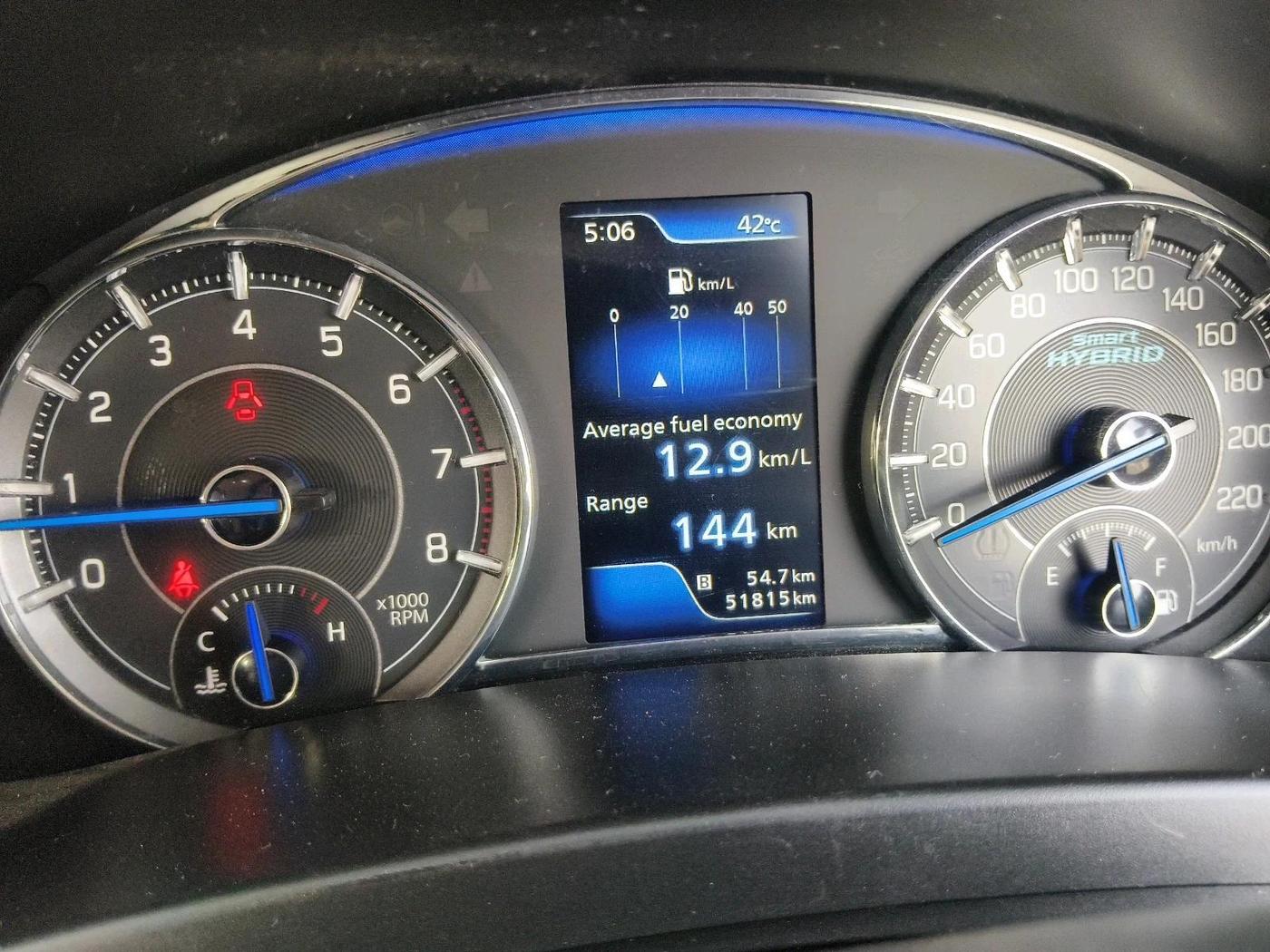 2020 Maruti Ciaz ALPHA 1.5 SHVS PETROL, CNG, Manual, 51,815 km, interior
