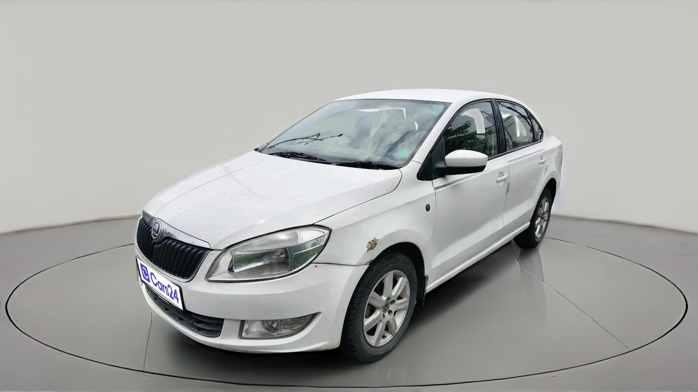 2014 Skoda Rapid AMBITION 1.6 TDI CR MT, Diesel, Manual, 1,24,067 km, exterior