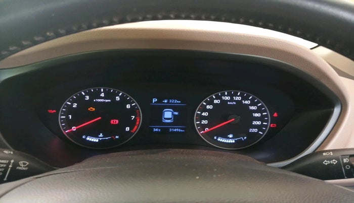 2019 Hyundai Elite i20 ASTA (O) CVT, Petrol, Automatic, 31,496 km, interior