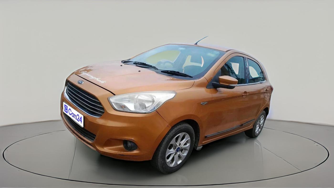 2015 Ford New Figo TITANIUM 1.2 PETROL MT, Petrol, Manual, 83,799 km, exterior