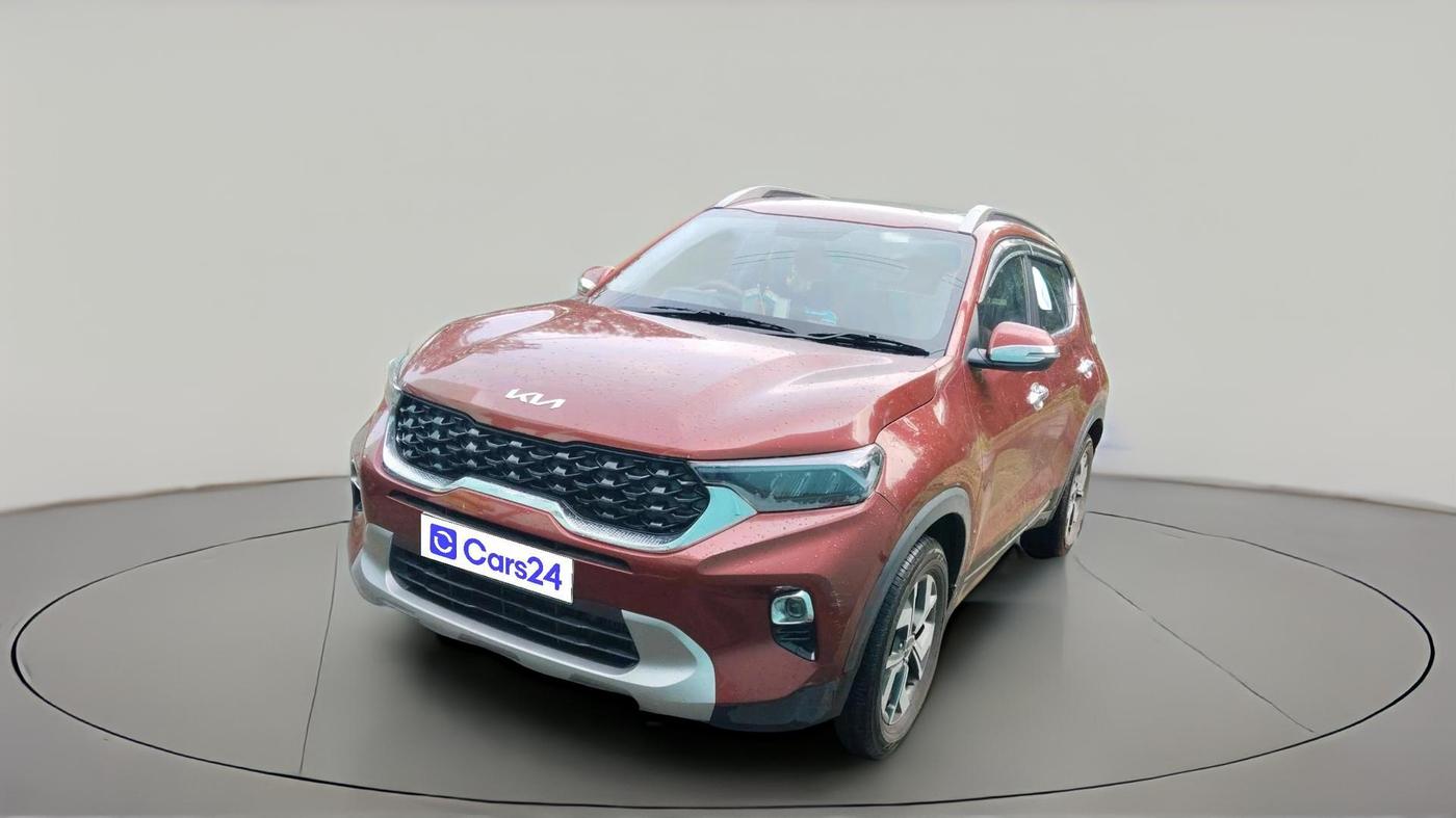 2021 KIA SONET HTX 1.5, Diesel, Manual, 1,34,433 km, exterior