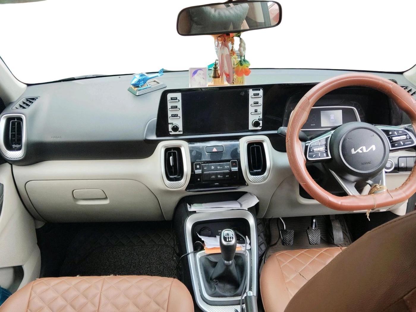 2021 KIA SONET HTX 1.5, Diesel, Manual, 1,34,433 km, interior
