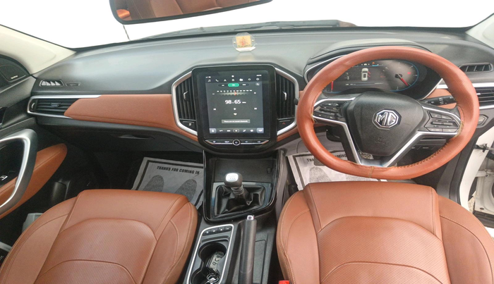 2021 MG HECTOR PLUS SHARP 1.5 PETROL TURBO HYBRID MT 6-STR, Petrol, Manual, 1,46,941 km, interior